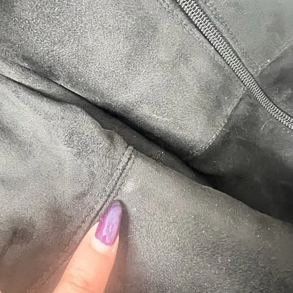 Aldo Sleek Black Over-the-Knee Boots - Picture 5 of 15